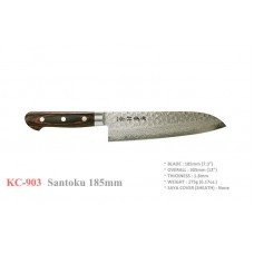 Сантоку нож дамаск Kanetsune