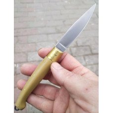 Antonini "Pattada" с пластмасова дръжка от имитация на рог, острие от неръждаема стомана, голям размер