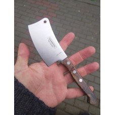 Сатър Tramontina 4" с острие от неръждаема стомана и дръжка от кафяво обработено дърво