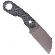 Viper Knife Berus2 Black Canvas Micarta, Stonewashed by Rumici