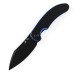 KANSEPT Nesstreet Thumb Stub Knife Black & Blue G10 Handle (3.58''154CM Blade) Karambit Maker-T1039A4 KANSEPT Nesstreet Thumb Stub Knife Black & Blue G10 Handle (3.58''154CM Blade) Karambit Maker-T1039A4